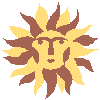Country Sun Intarsia Pattern