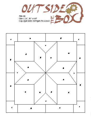 Quincy Floor Medallion FM-106 Pattern