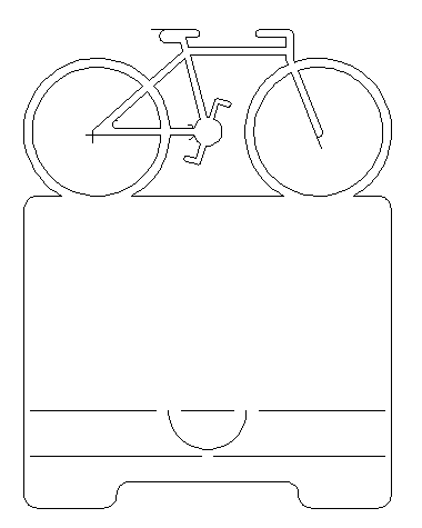 Bicycle MC-401 dxf file