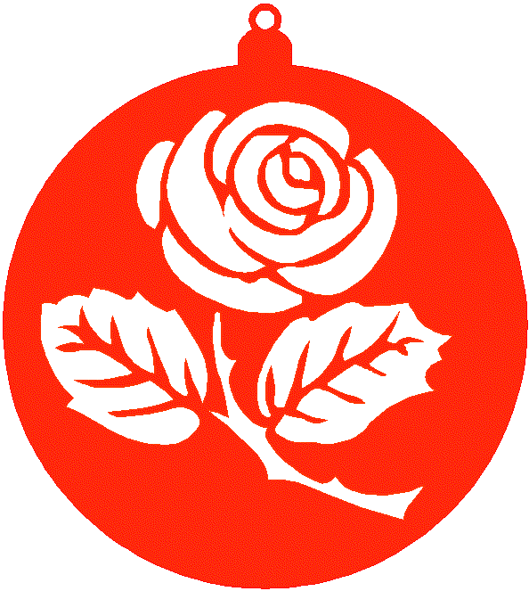 Rose Ornament